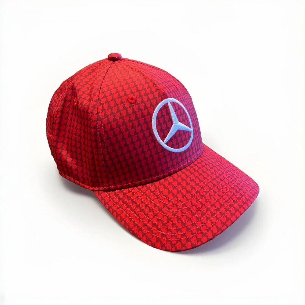 Mercedes AMG Petronas F1 Lewis Hamilton Baseball Hat Red NEW‎